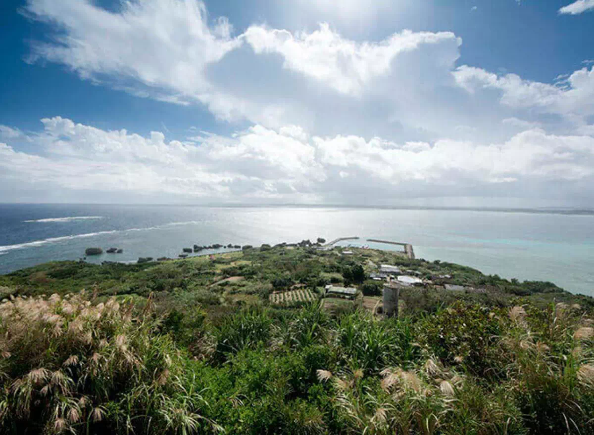 ogami island mountain scenery