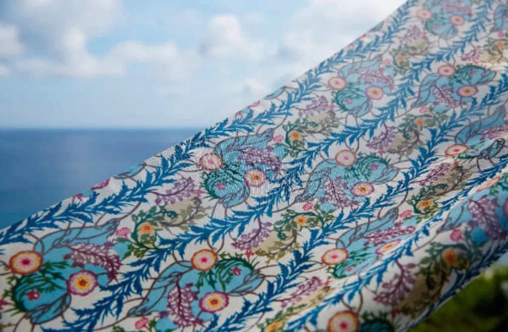 bingata dyed fabric