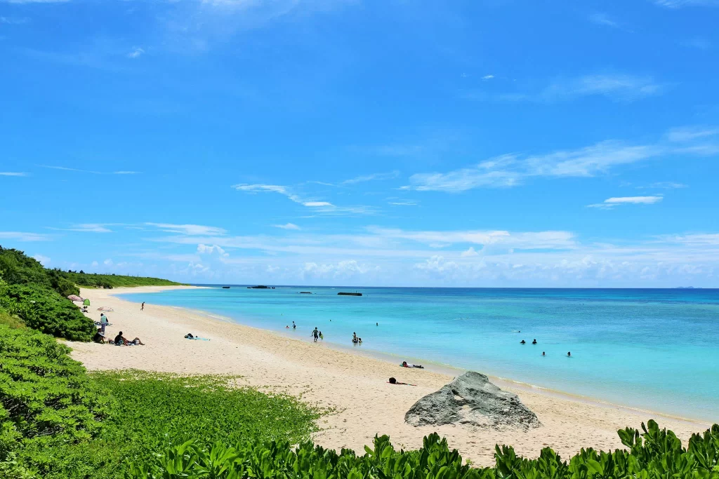 hateruma island beach scenery